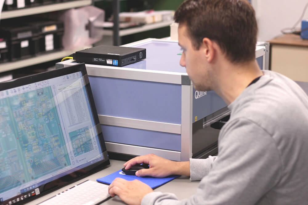 Qualitätskontrolle Leiterplatte